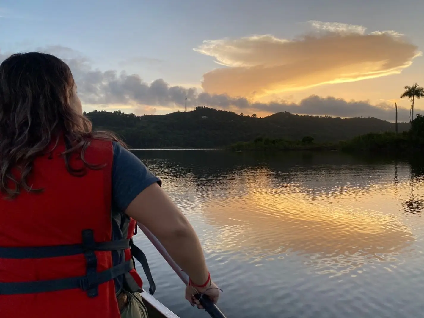 Early morning on the lake