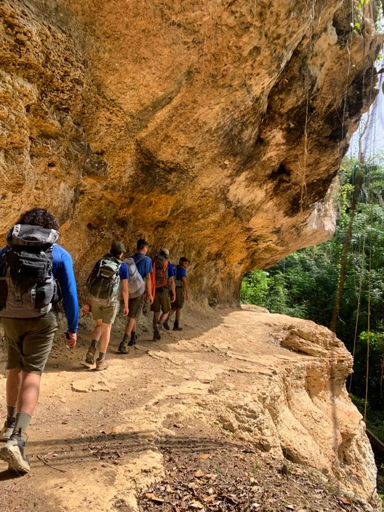 Canoeing on expedition
