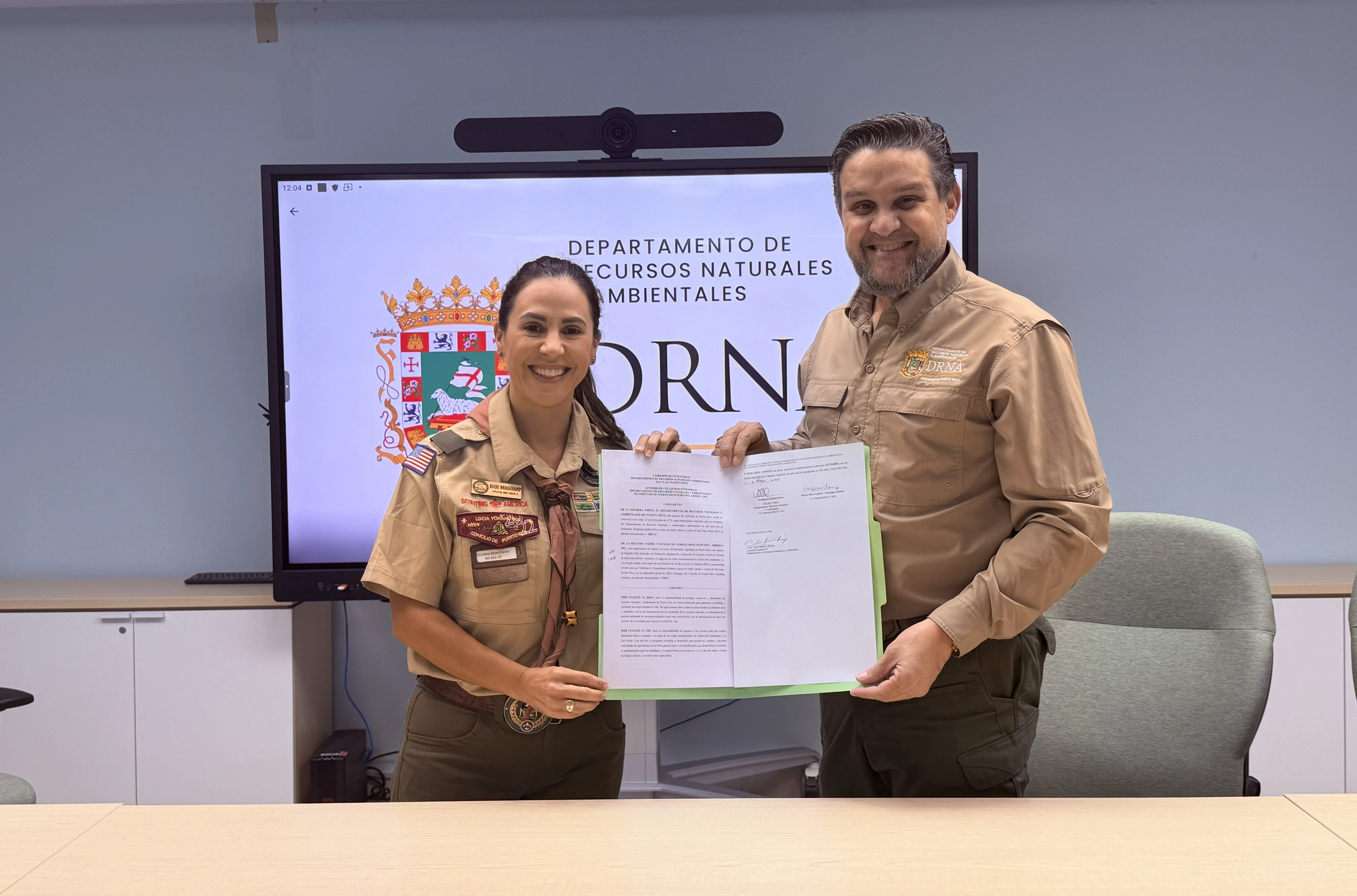 DRNA y Scouting America Concilio de Puerto Rico unen fuerzas para conservar áreas naturales y construir veredas interpretativas
